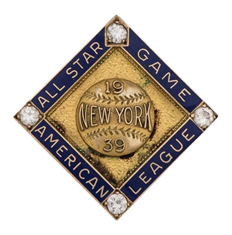 1939 Joe McCarthy New York Yankees All-Star Game Pin 